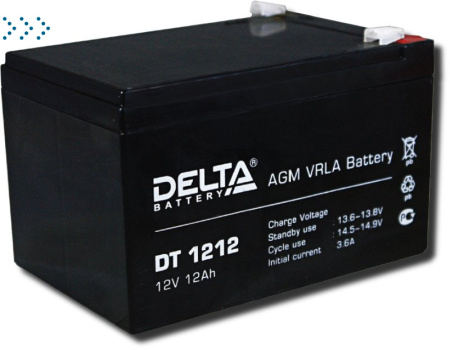 Аккумуляторная батарея  DT 1212 Delta