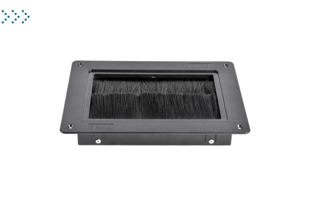 Кабельный ввод с двойной щеткой