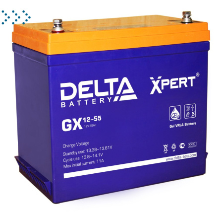 Аккумуляторная батарея GX 12-55 Delta