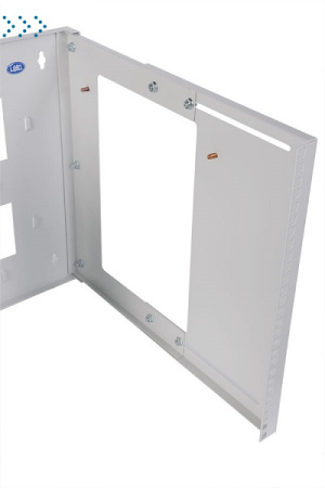 Кронштейн телекоммуникационный настенный 12U, регулируемая глубина 300-450 мм