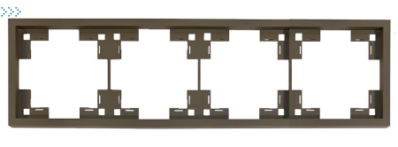 Четырехместная рамка, капучино (35840 CP) Четырехместная рамка, капучино (35840 CP)
