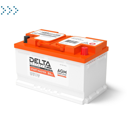 DELTA START MASTER 80 Ah AGM