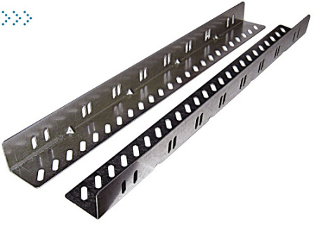 Комплект уголков опорных (направляющие) для напольных шкафов, глубина 580-620 мм, нагрузка до 100 кг.