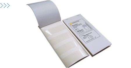 Маркер самоламинирующийся, л.А4, 12,5х10, диам.7мм, 128 шт/л.