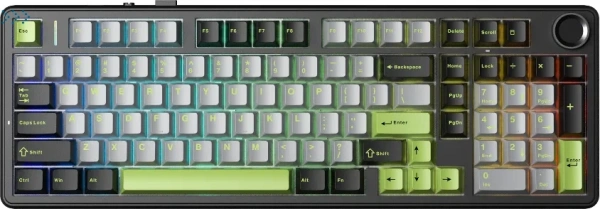 Клавиатуры AULA F99Pro Black-White-Green Star Vector Switch