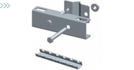 Комплект крепления к опорам фальш-пола 600мм