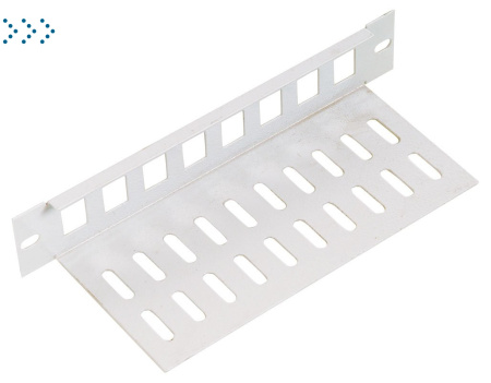 Патч-панель 10" для 8 модулей RJ-45, keystone