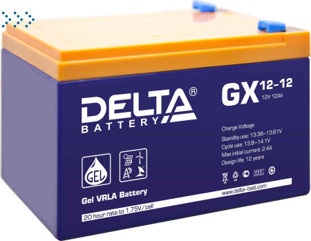 Аккумуляторная батарея GX 12-12 Delta