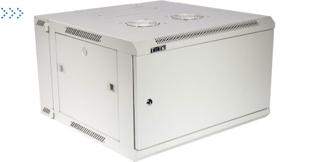 Шкаф настенный серии Pro, 3-секционный, 22U 600x600, металлическая дверь