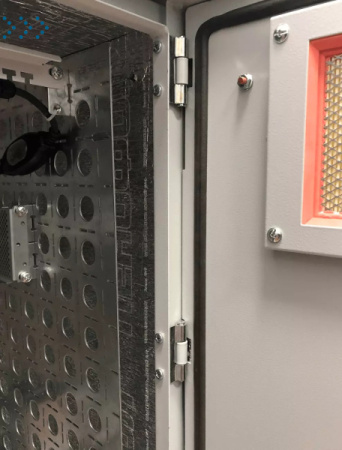 Шкаф уличный всепогодный настенный укомпл. 12U (Ш600 × Г300), нерж. сталь, комплектация Т1-IP54