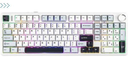 Клавиатуры AULA F99Pro Blue-White-Black Purple Star Vector Switches