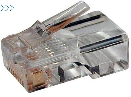 Коннектор RJ45 STP 8P8C, универсальный, cat.5e, 100 шт.