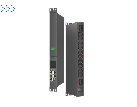 Блок распределения питания SMARTWATT PDU P-series 1U-MIS-1P16A-SMB-10C13-2C39-UL-2M-IEC320