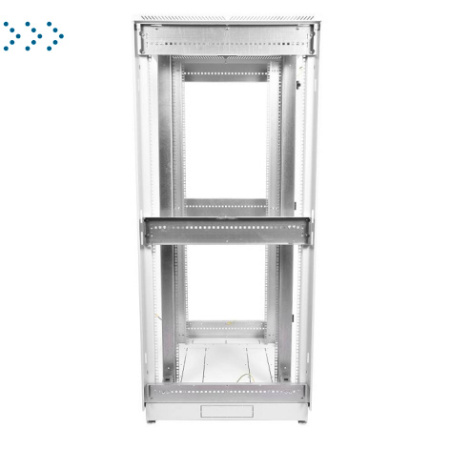 Шкаф телекоммуникационный напольный 42U (800x800) дверь перфорированная