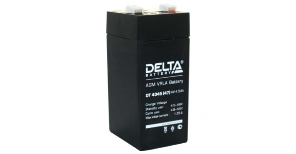 Аккумуляторная батарея DT 4045 (47*47*101/105) Delta Аккумуляторная батарея DT 4045 (47*47*101/105) Delta