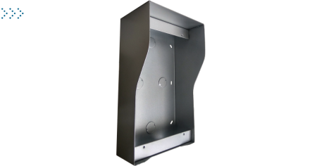 Кронштейн с козырьком для накладного монтажа многоабонентской панели BAS-IP BA-04/BA-08