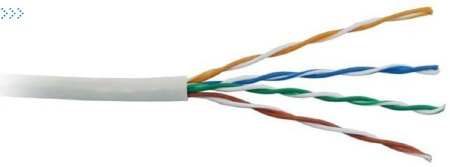 Кабель LANMASTER S/FTP Cat. 6A, 4 пары, LSZH, серый, 305м