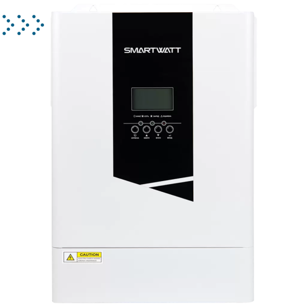 Солнечный инвертор SMARTWATT INV HYBRID II, 6.2 кВт, АКБ 48 В, 1 фаза, 1 MPPT