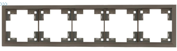 Пятиместная рамка классик, капучино (35950 CP) Пятиместная рамка классик, капучино (35950 CP)
