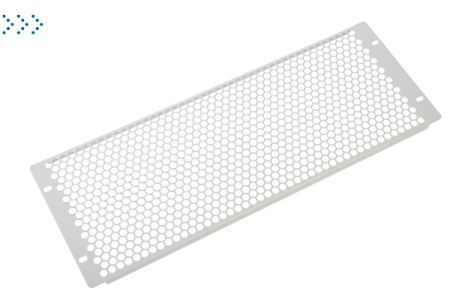 Фальшпанель в шкаф 19" 4U перфорированная