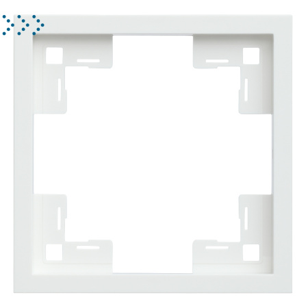 Одноместная рамка, белый матовый (35810 MW)