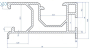 Профиль монтажный для ФЭМ 3.1 м