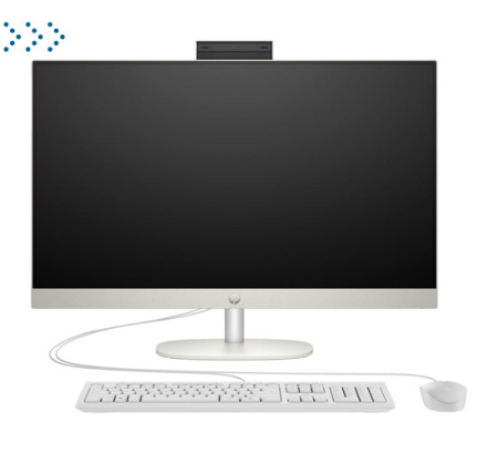 HP AiO 27-cr0037ny PC/ R7-7730U/ 27 FHD IPS AG 300nits/ AMD Radeon/ 16GB/ 512GB/ DOS/ noODD/ kbd+mouse/ kbd_ENG/ Shell white моноблок