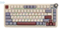 Клавиатуры AULA AU75 Light Blue-White-Dark Purple Star vector switches