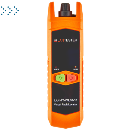 Мини дефектоскоп оптического волокна, 30 mW, универсальный разъем 2.5 мм