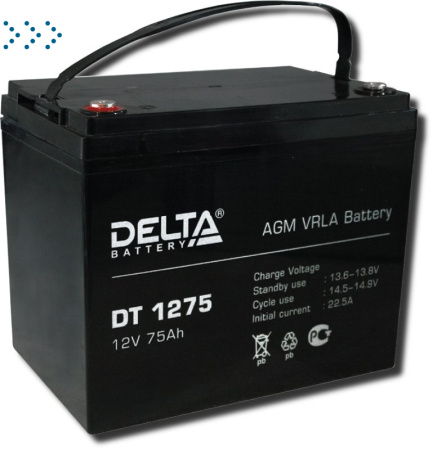 Аккумуляторная батарея DT 1275 Delta
