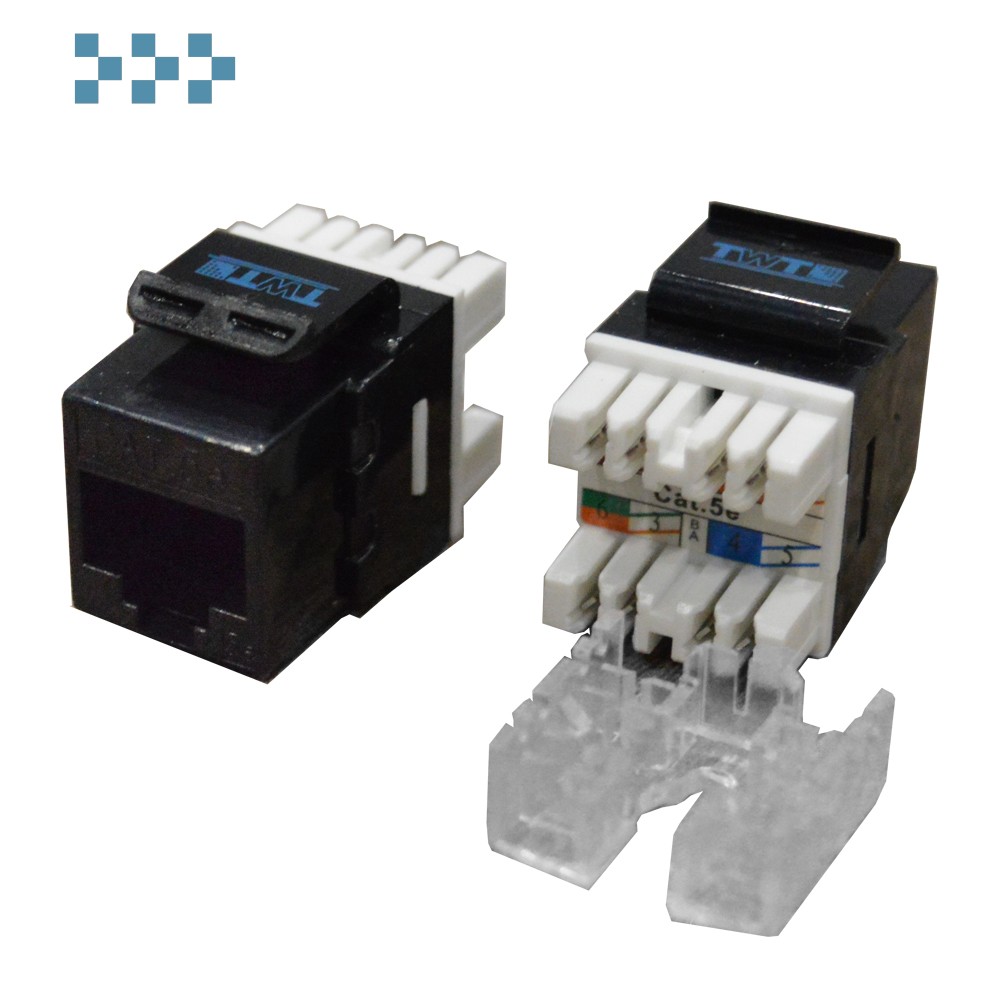 Modul Keystone Rj45 Cat 5e Utp 180 Gradusov Chernyj Twt Ok45utp180 5e Bk Kupit V Minske Datastrim Dep